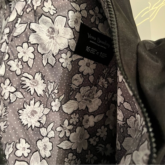 Vera Bradley Black Sling Backpack - Picture 4 of 7